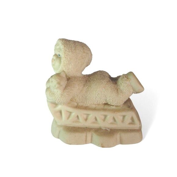 Department 56 Snowbabies Sledding with Puppy Retired - Picture 2 of 5